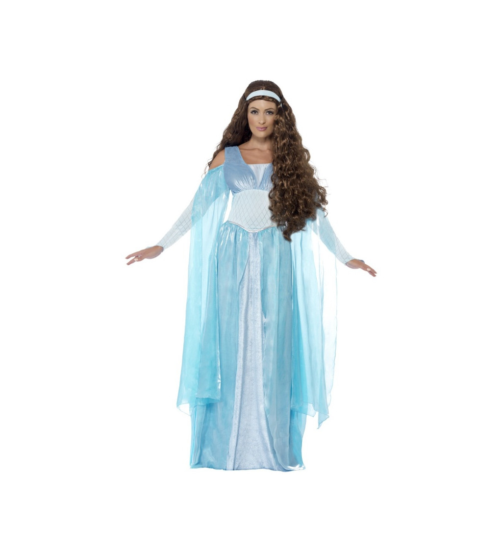 Dámský kostým - Blankytně modrá princezna
