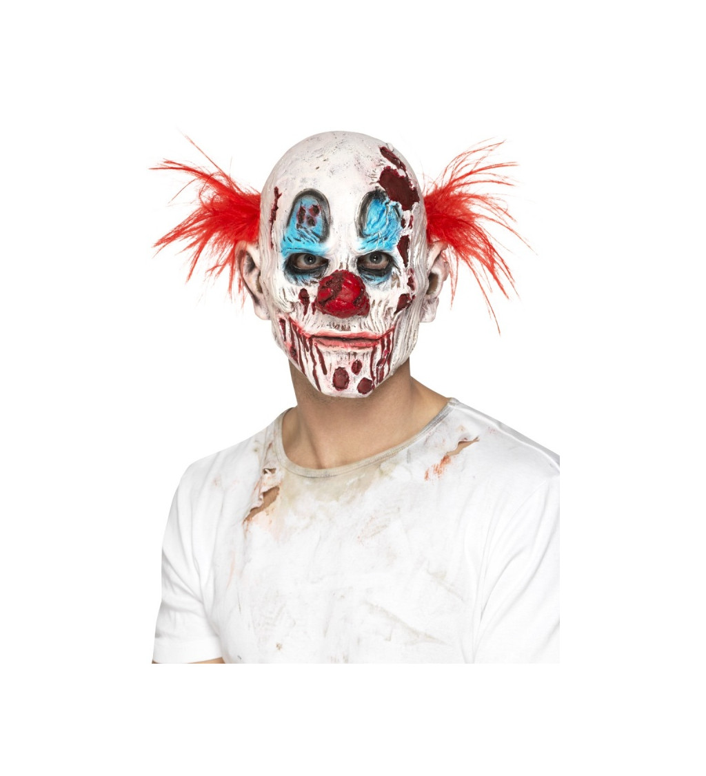 Latexová maska Zombie klaun