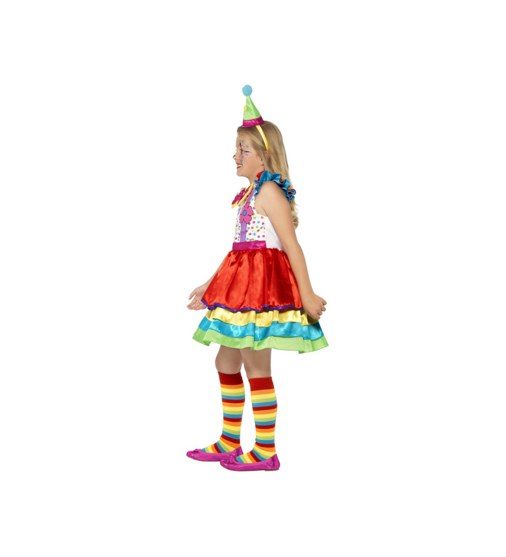 Dětský kostým Barevná klaunice