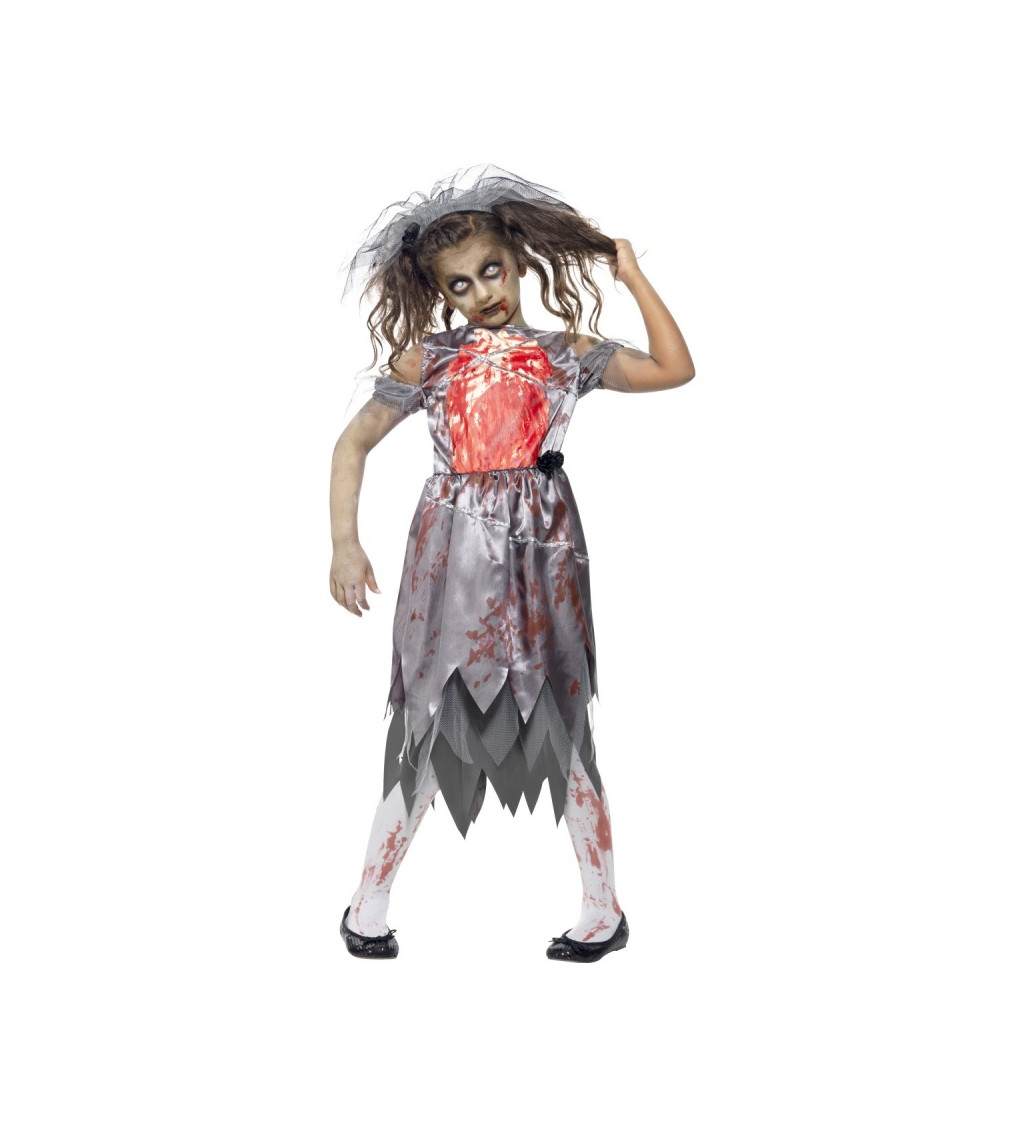 Dětský kostým Zombie nevěsta