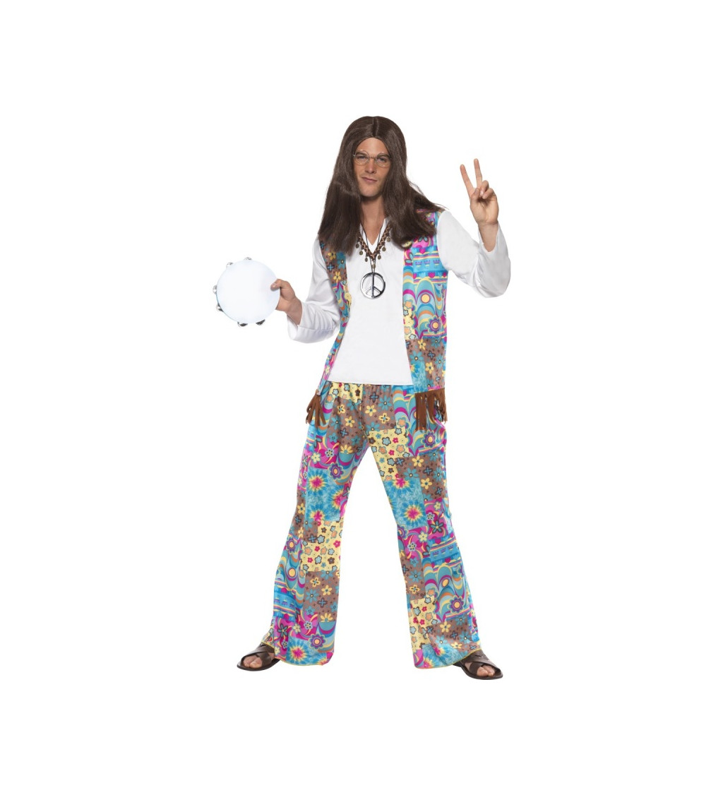 Pánský kostým - Hippie květinové dítě