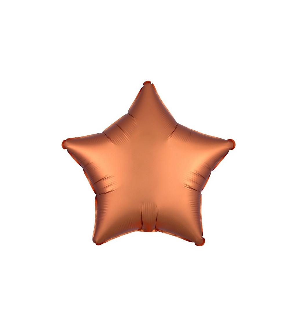 Fóliový balónek "Satin Luxe Amber" - hvězda