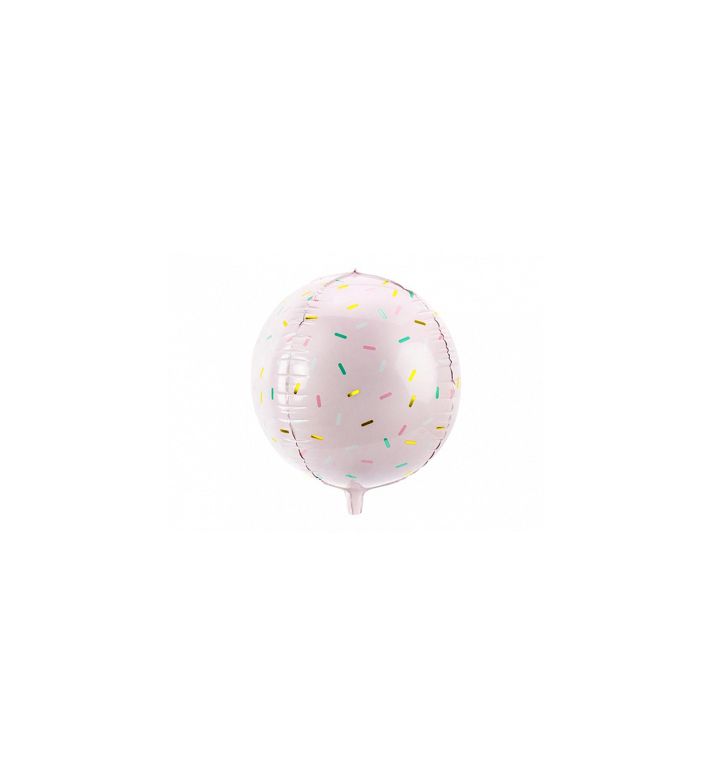 Fóliový balónek s barevnými konfetami