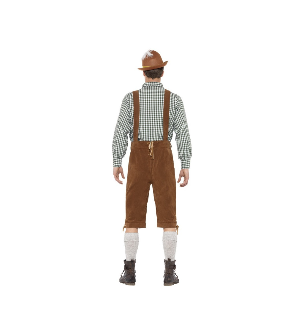Pánský kostým - Bavorský muž v hnědém