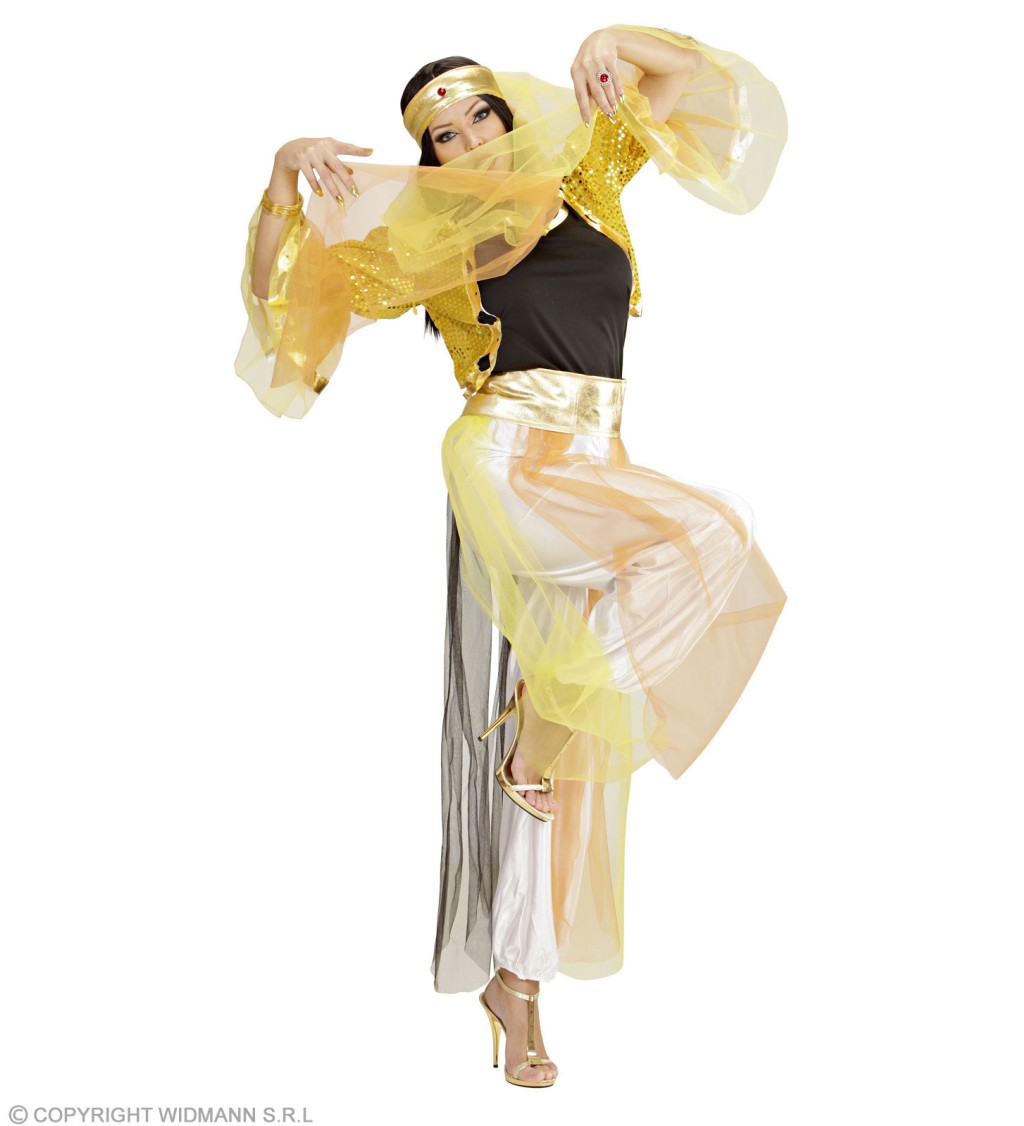 Kostým pro ženy – Harémova tanečnice ve žlutém