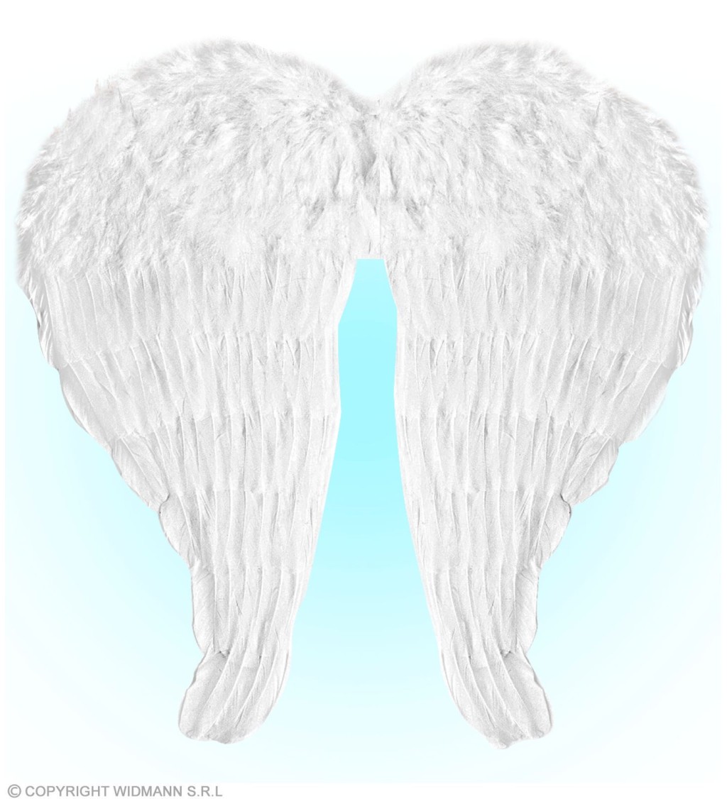 Bílá ohebná velká křídla