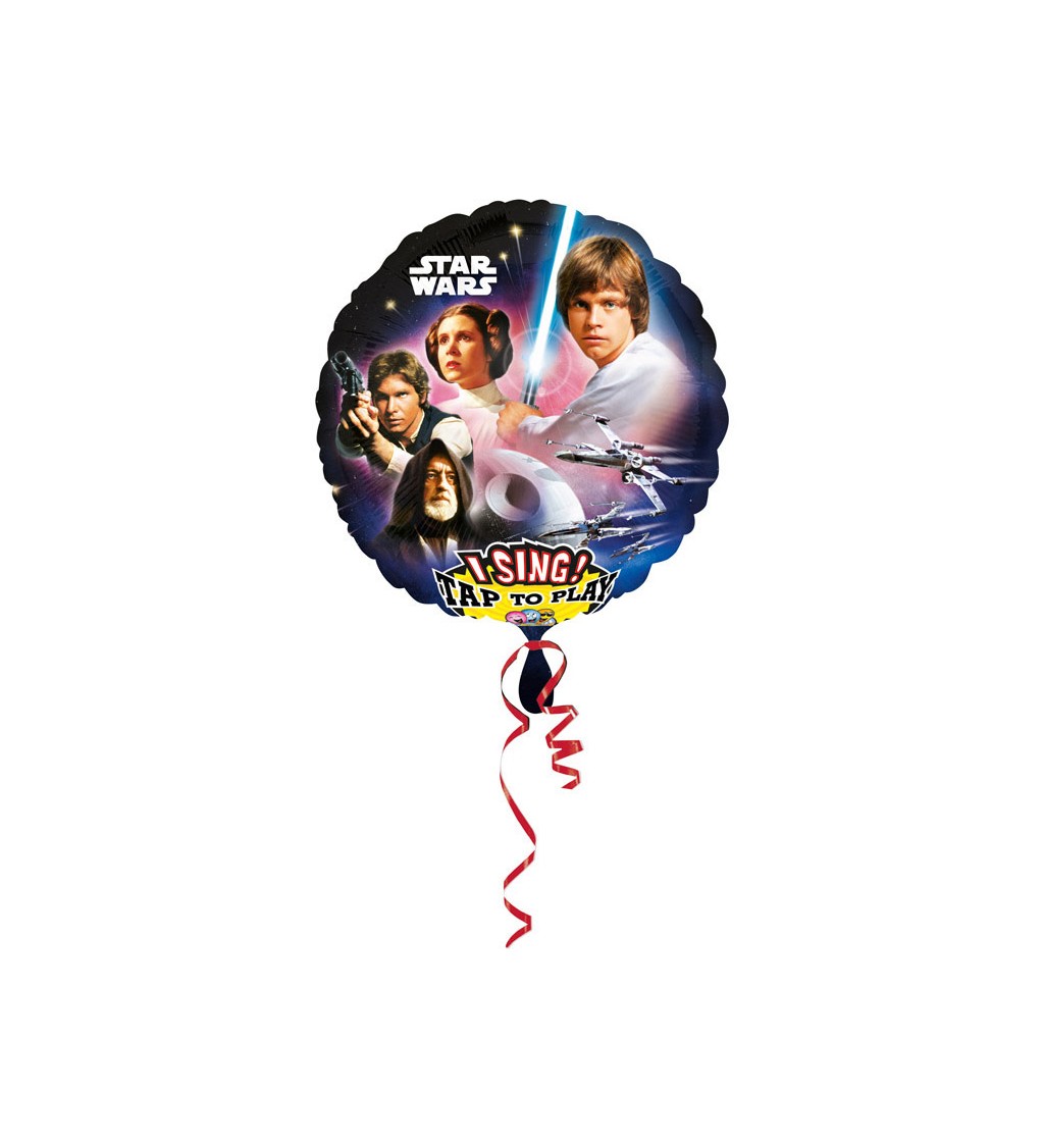 Fóliový balónek s motivem Star Wars - zpívající