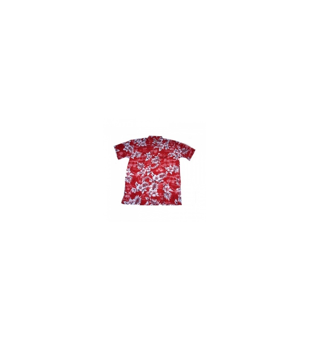AKCE - havajská košile (červená/oranžová/modrá) - vel. S