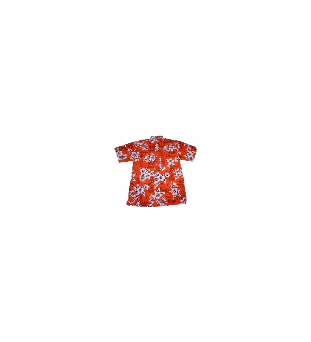 AKCE - havajská košile (červená/oranžová/modrá) - vel. S
