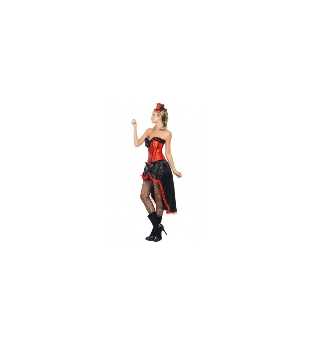 Dámský kostým - Sexy barová tanečnice červená