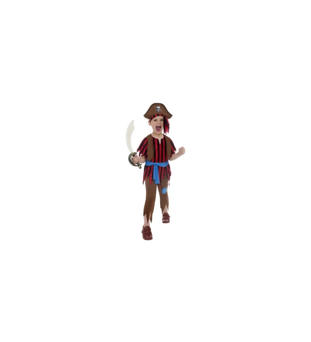 Dětský kostým pro chlapce - Zuřivý pirát