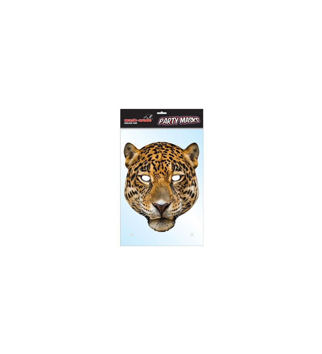 Party maska Leopard