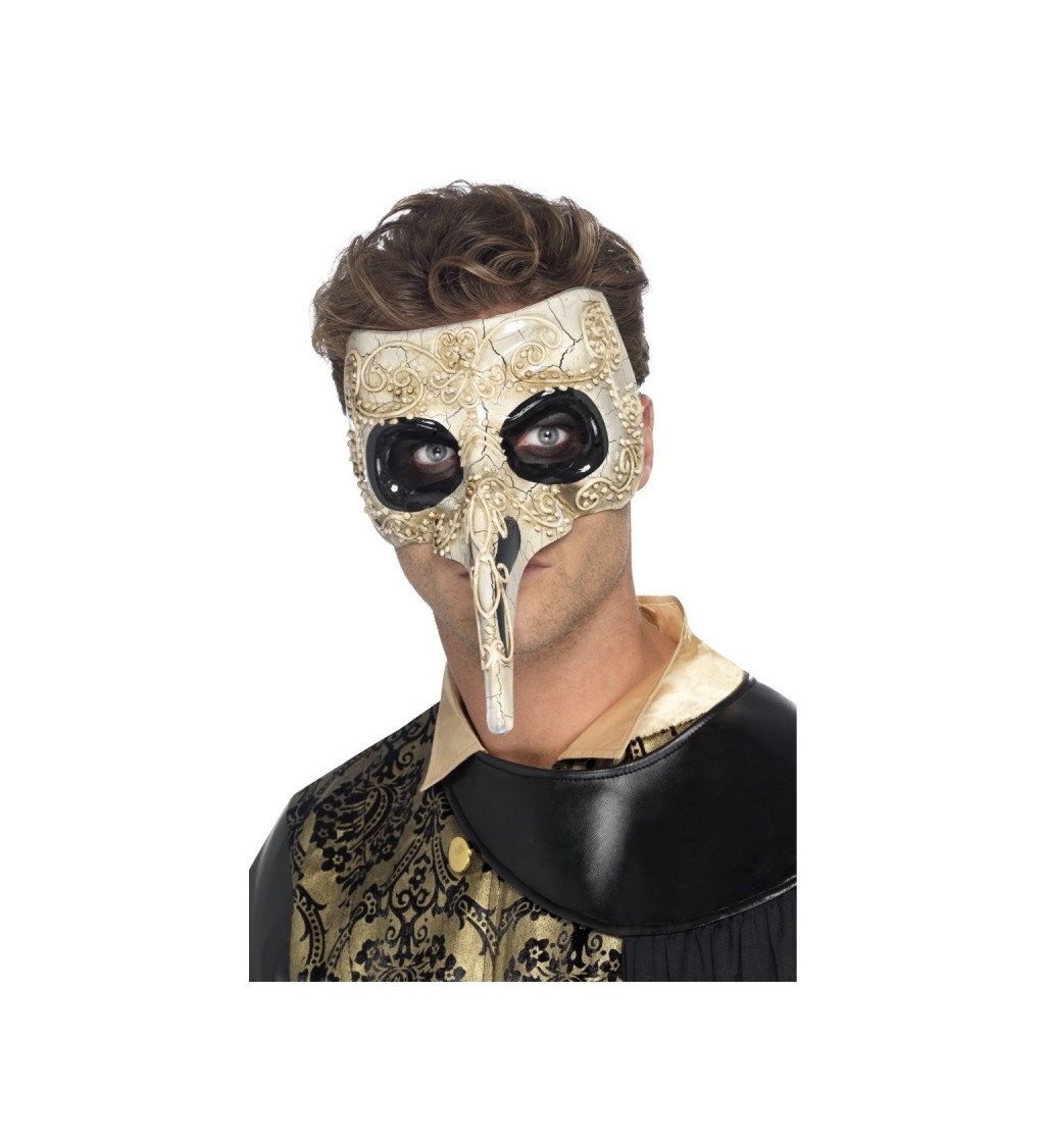 Benátská maska Středověký morový doktor