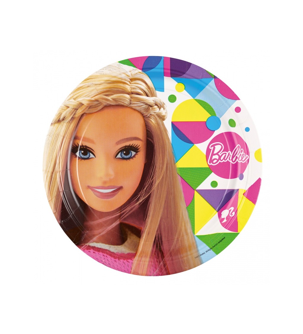Talířek s Barbie sada