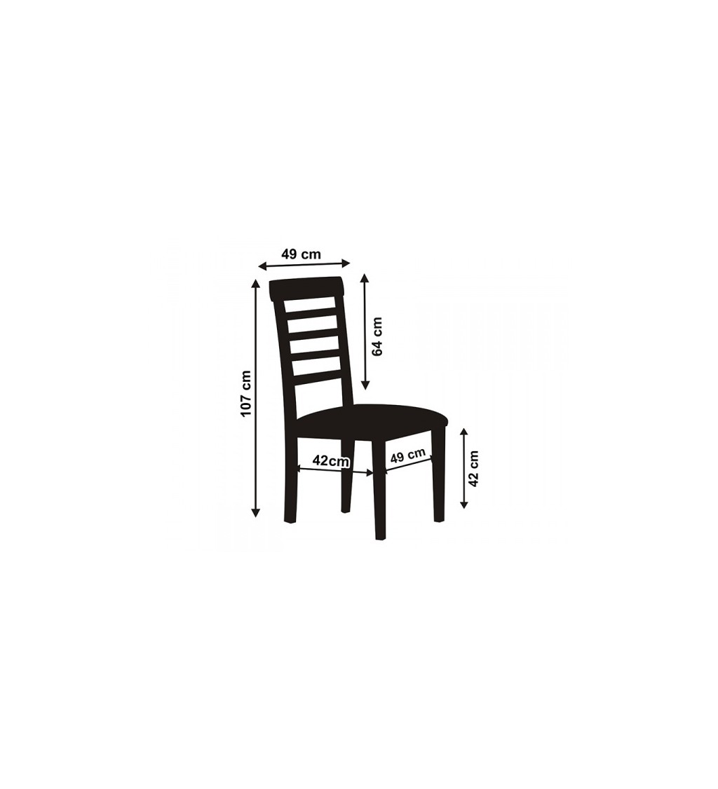 Bílý potah na židli ze saténu
