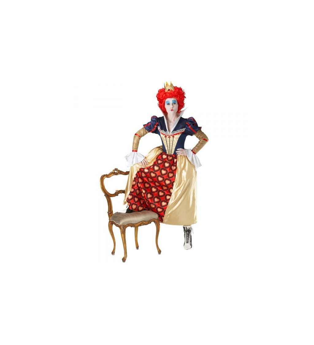 Dámský kostým - Srdcová královna II (Alenka v říši divů)