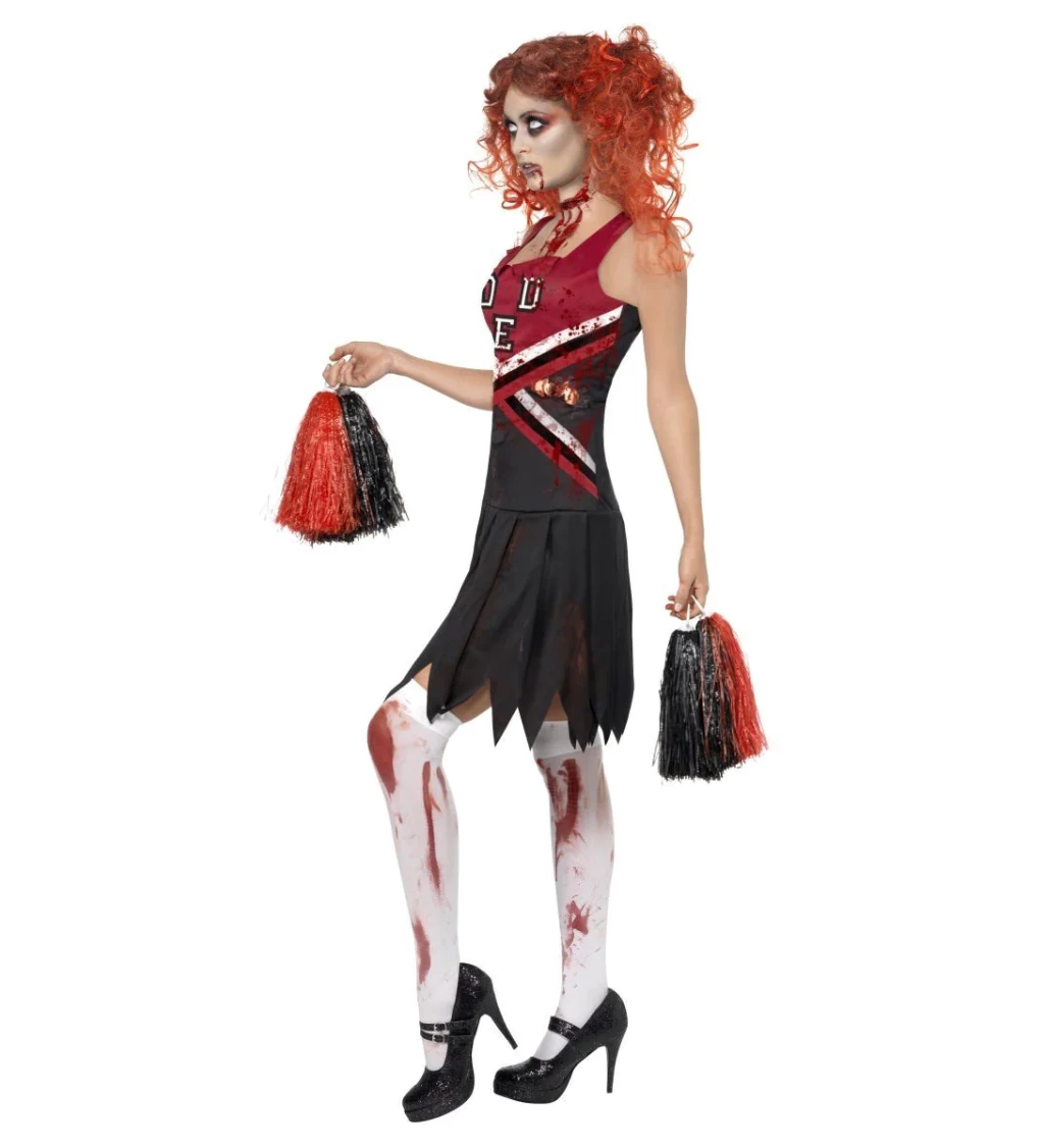 Dámský kostým - Zombie sportovní roztleskávačka