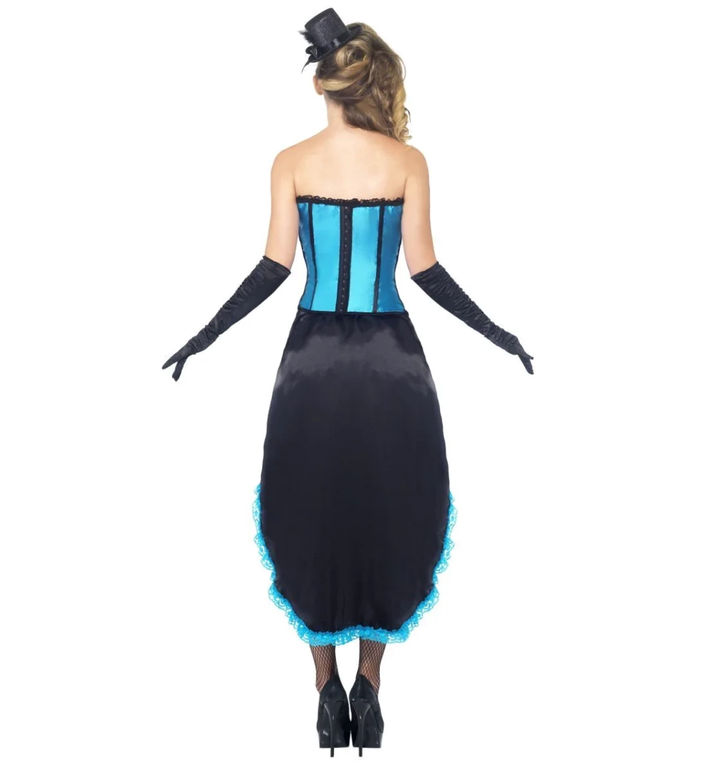 Dámský kostým - Sexy barová tanečnice modrá