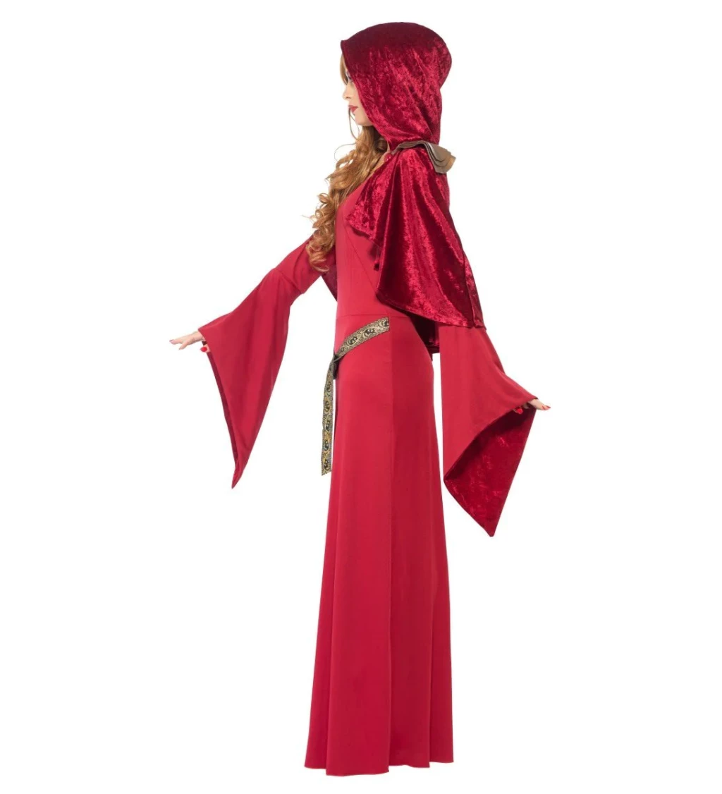 Dámský kostým - Kněžka v červeném