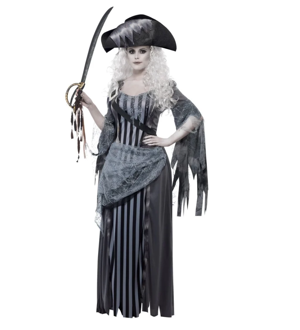 Dámský kostým - Zombie pirátská princezna