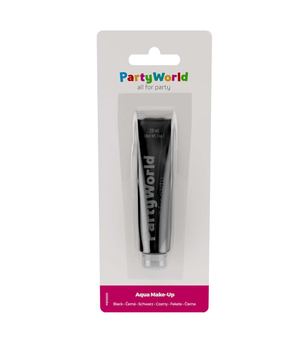 Černý make-up v tubě