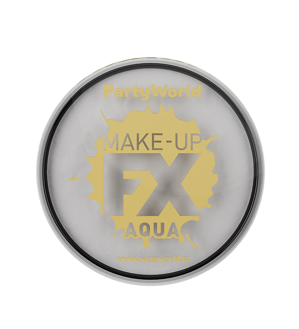 Bílý make-up na vodní bázi