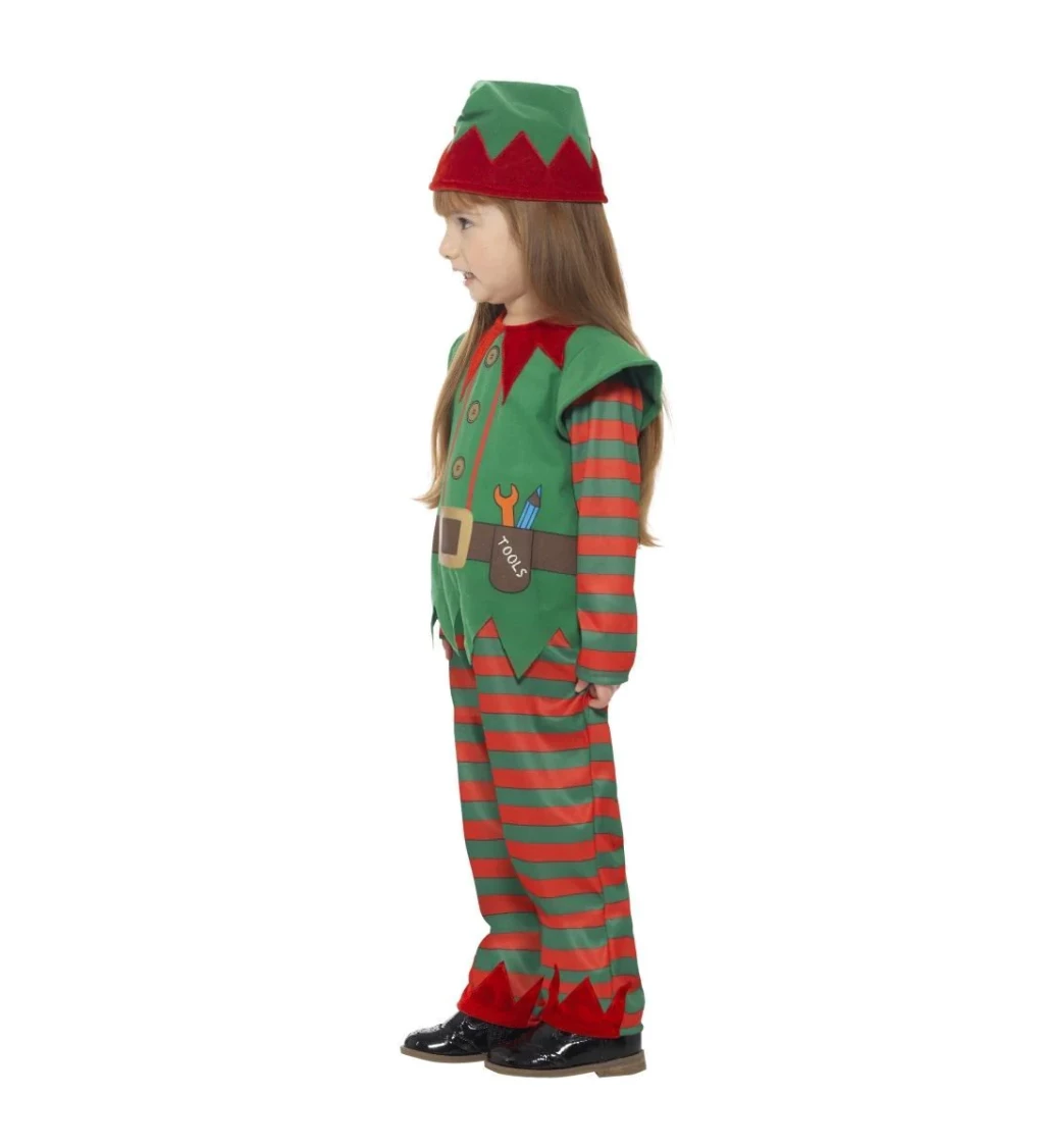 Dětský kostým - vánoční elf