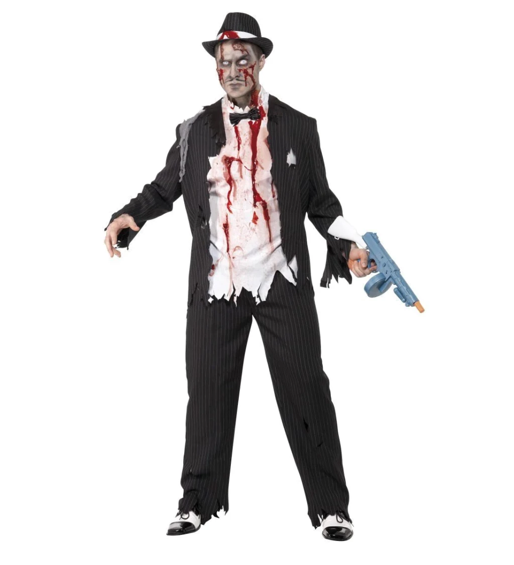 Pánský kostým - Zombie gangster