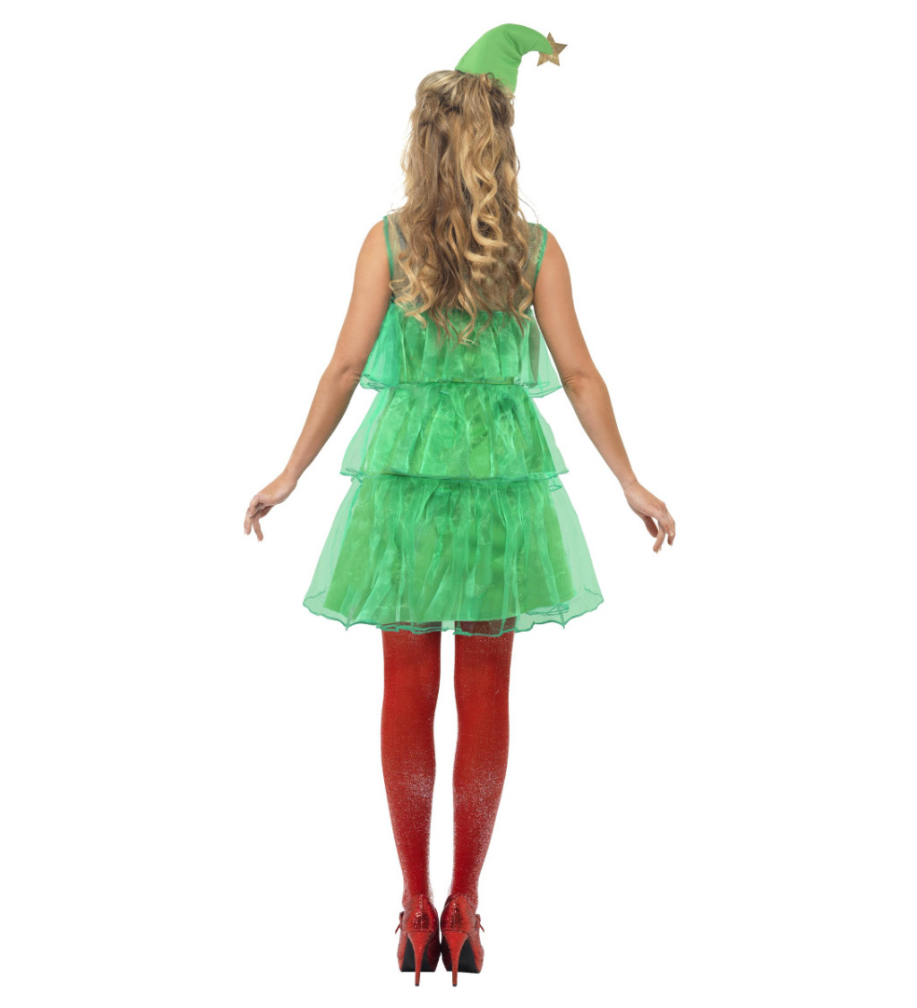 Dámský kostým - Vánoční tutu stromeček