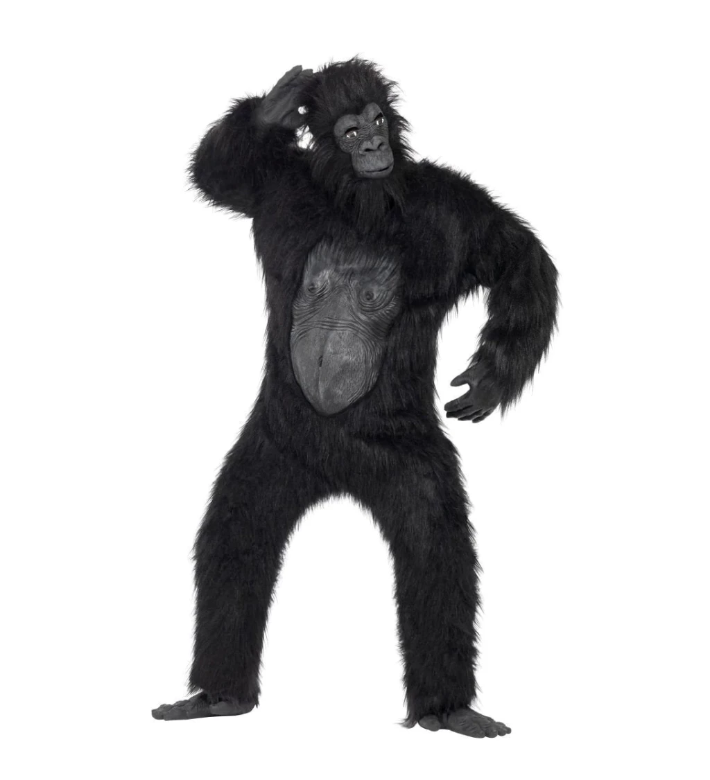 Kostým Unisex - Luxusní chlupatá gorila