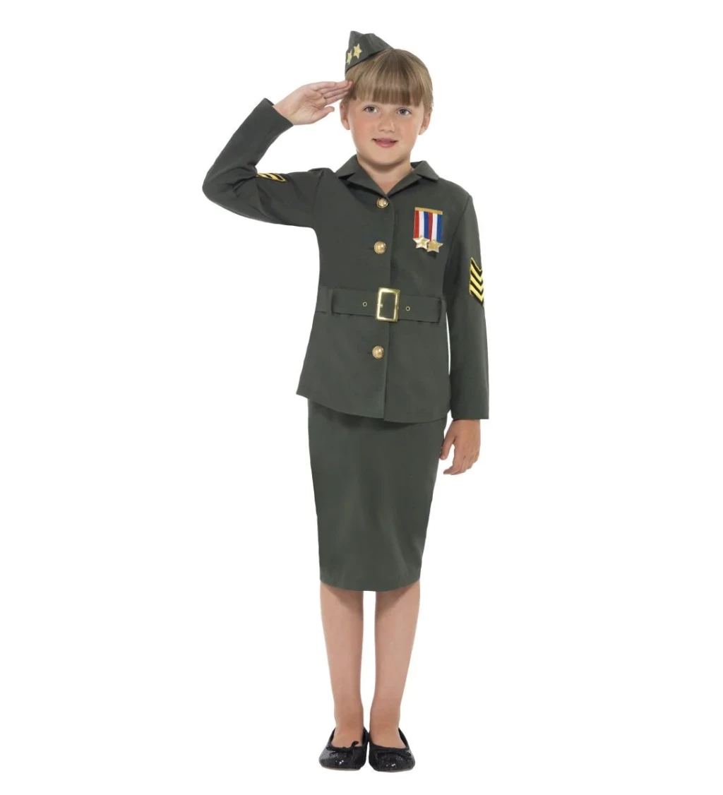 Dětský holčičí kostým za druhé světové války