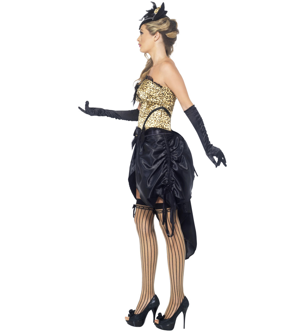 Dámský kostým  - Tanečnice Burlesque v leopardím