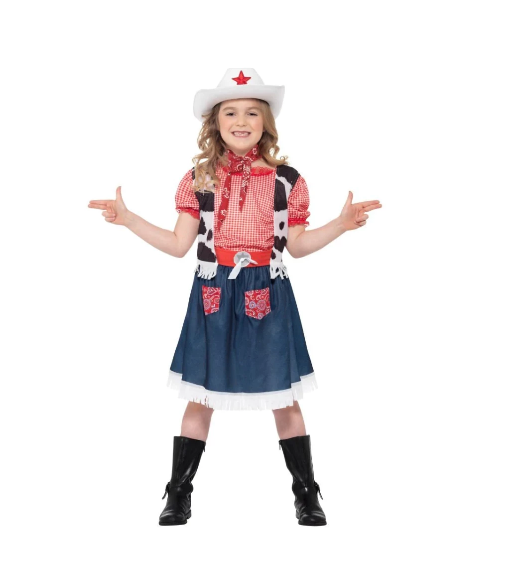 Dětský kostým pro dívky - Kovbojka