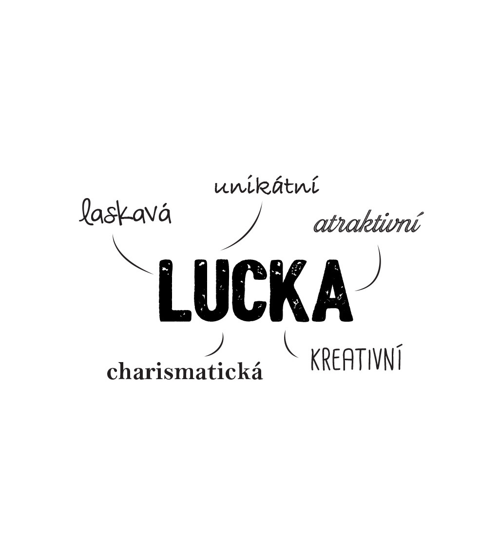 Dámské triko bílé - Lucka