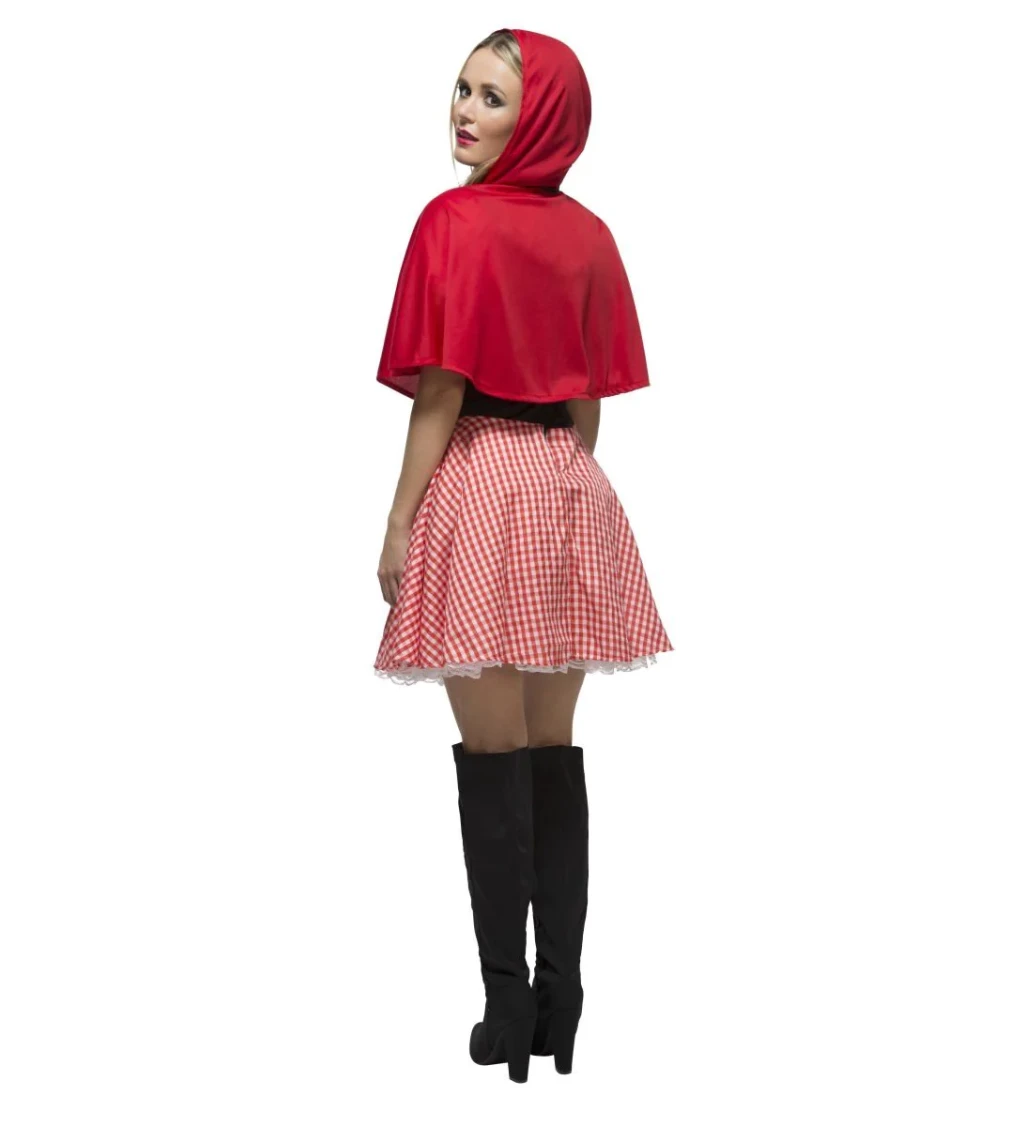 Dámský kostým - Sexy Červená Karkulka s kapucí