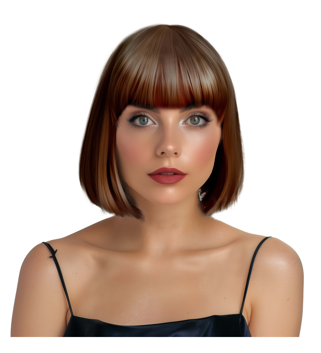 Paruka mikádo, hnědá