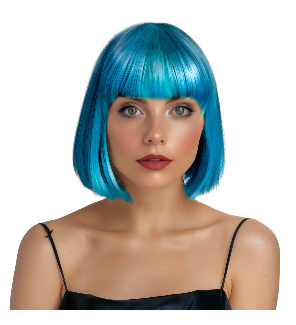 Paruka mikádo, modrá