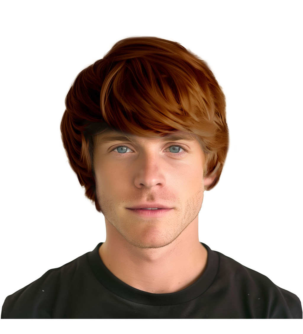 Paruka pánská, hnědá