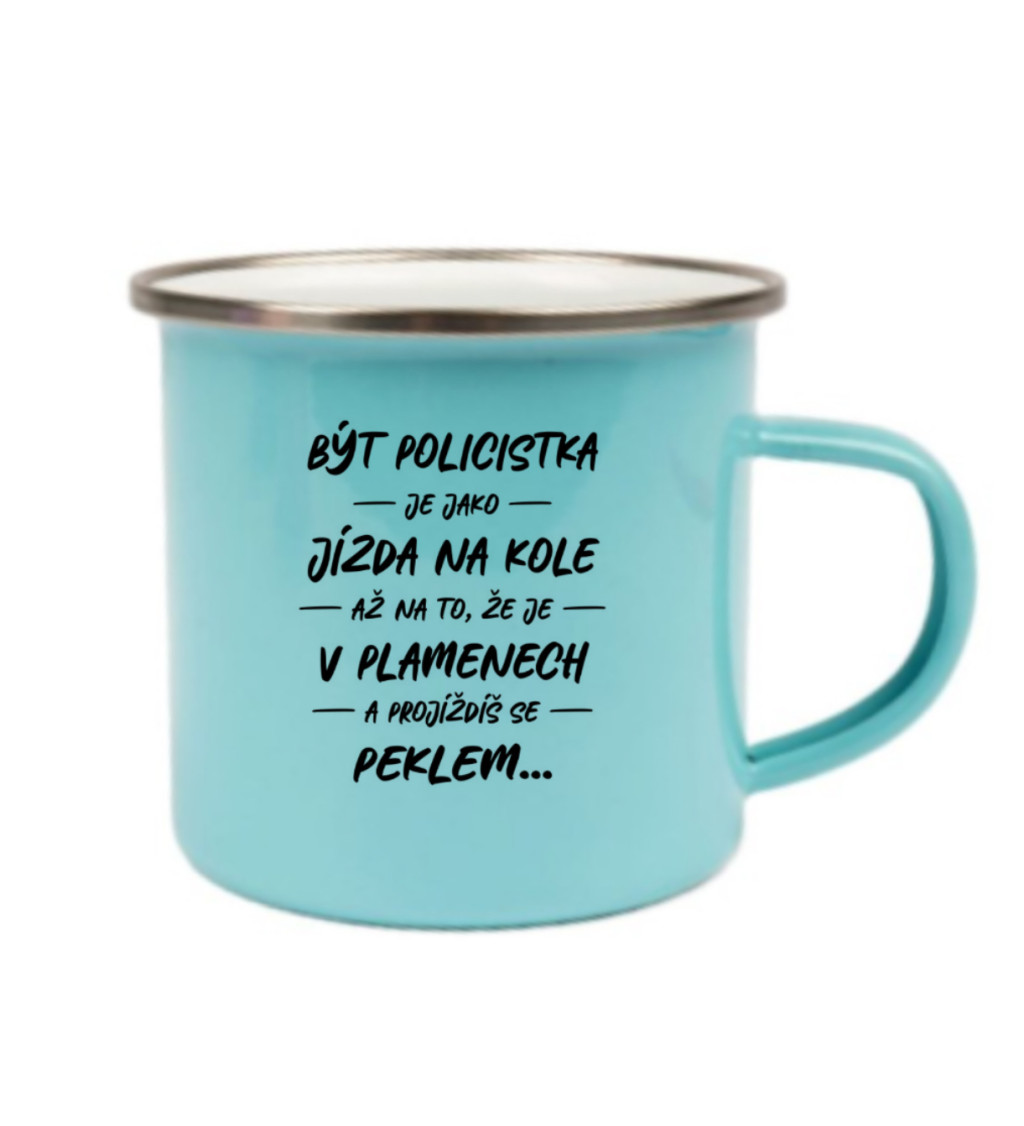 Plecháček modrý -  Policistka