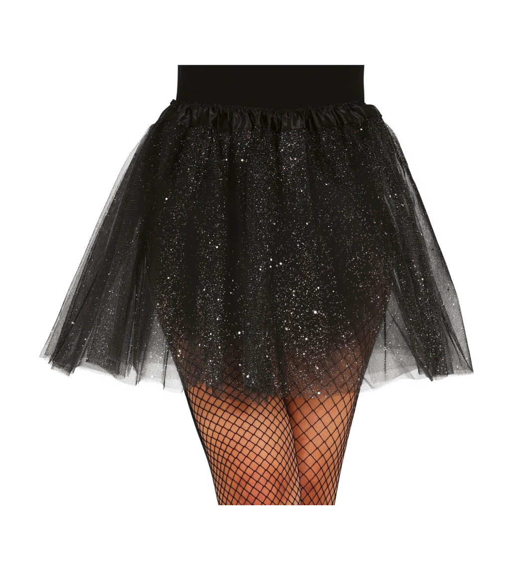 Tutu s třpytkami černé