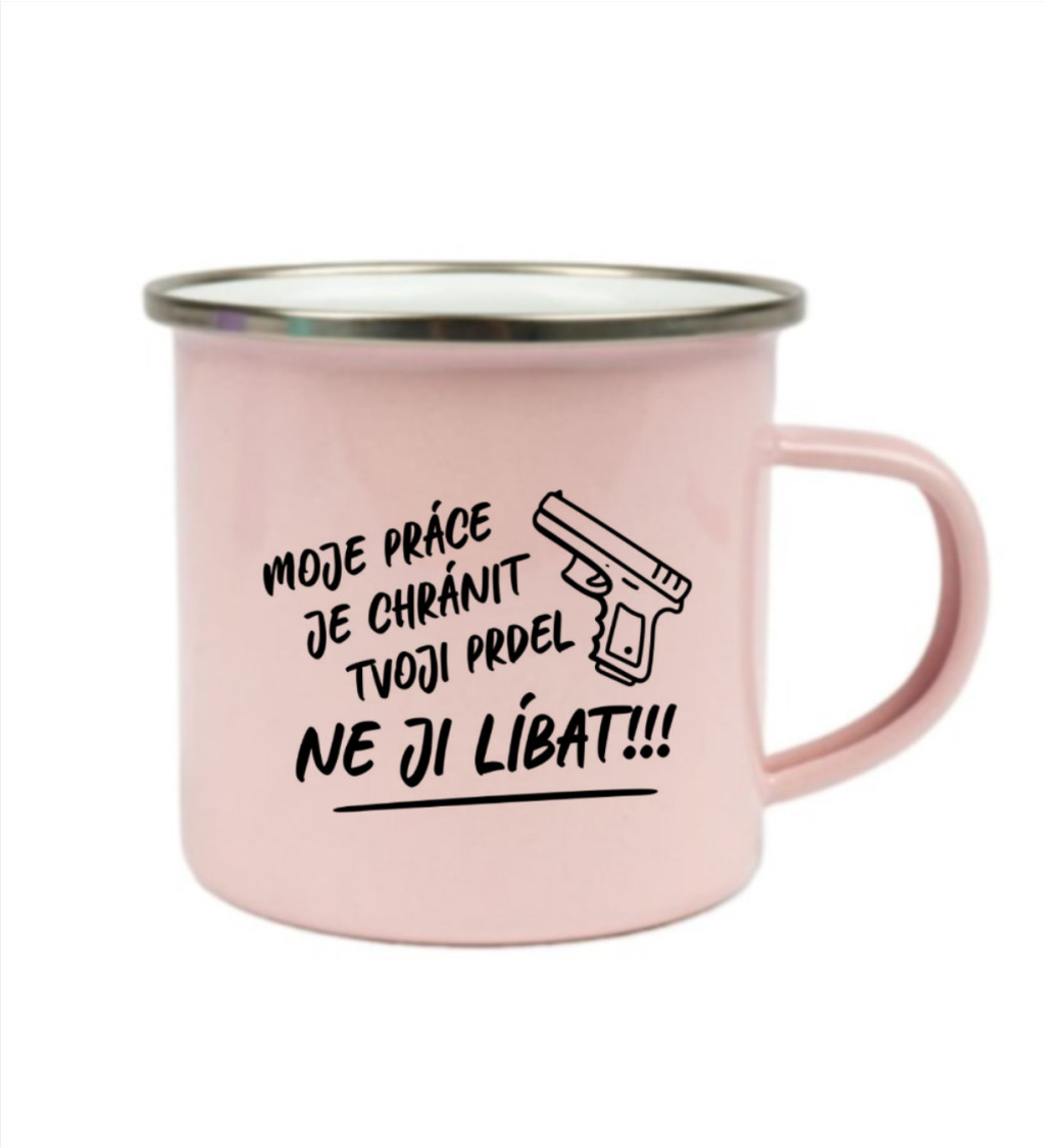 Plecháček růžový - Moje práce je chránit tvoje prdel, ne ji líbat