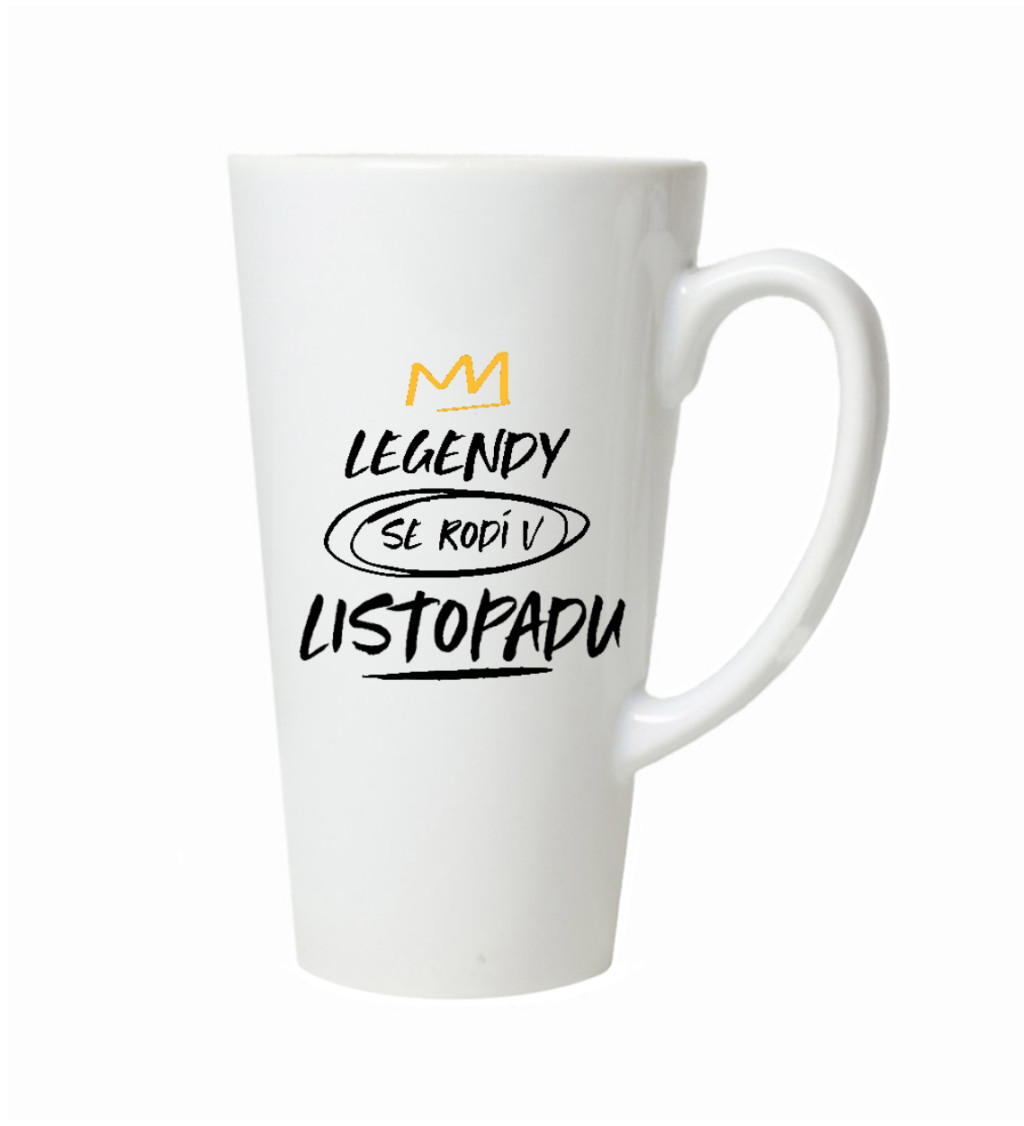 Latte hrnek - Legendy se rodí v listopad