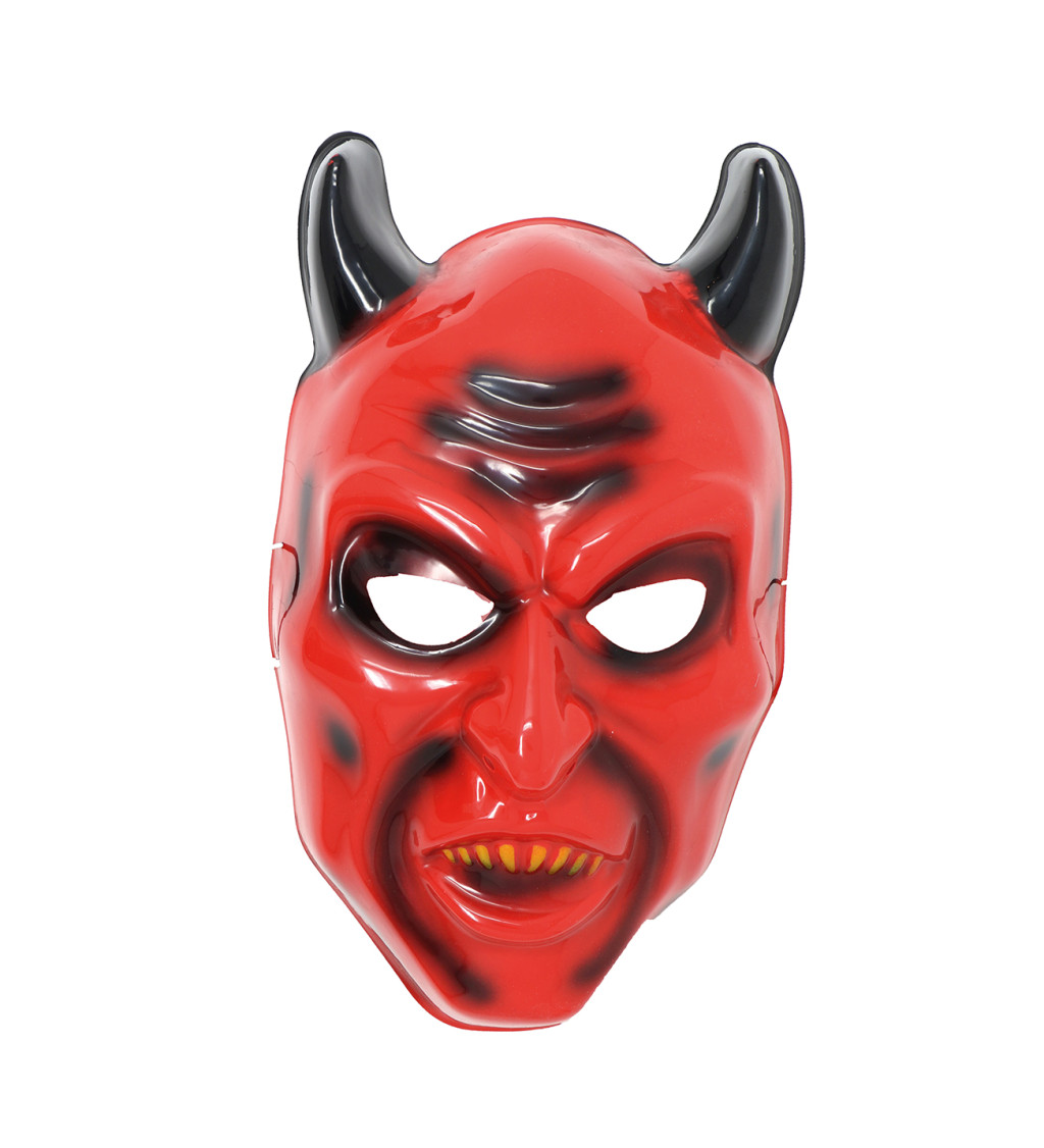 Ďábelská maska PVC