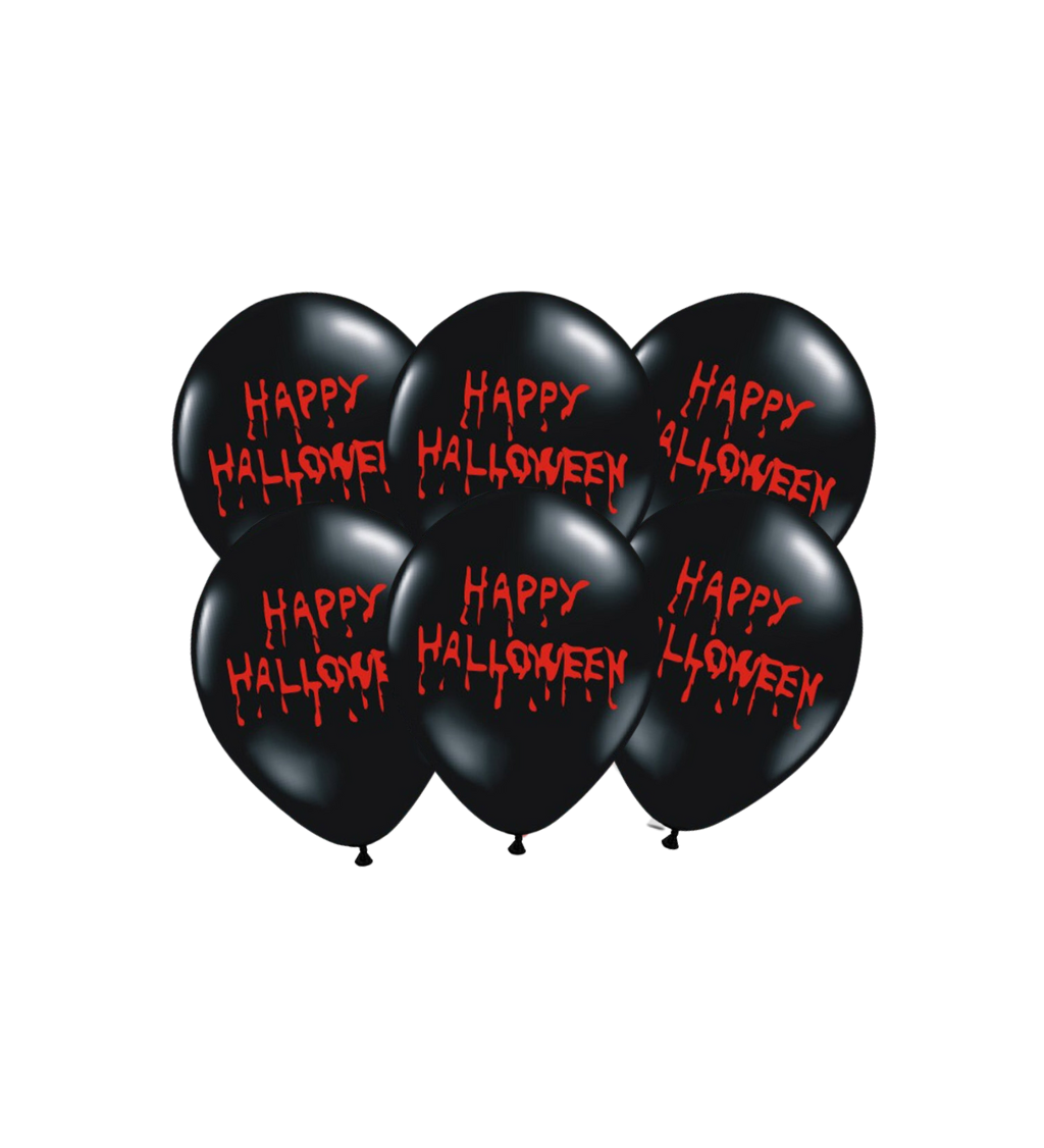 Balonek Happy Halloween - 6ks