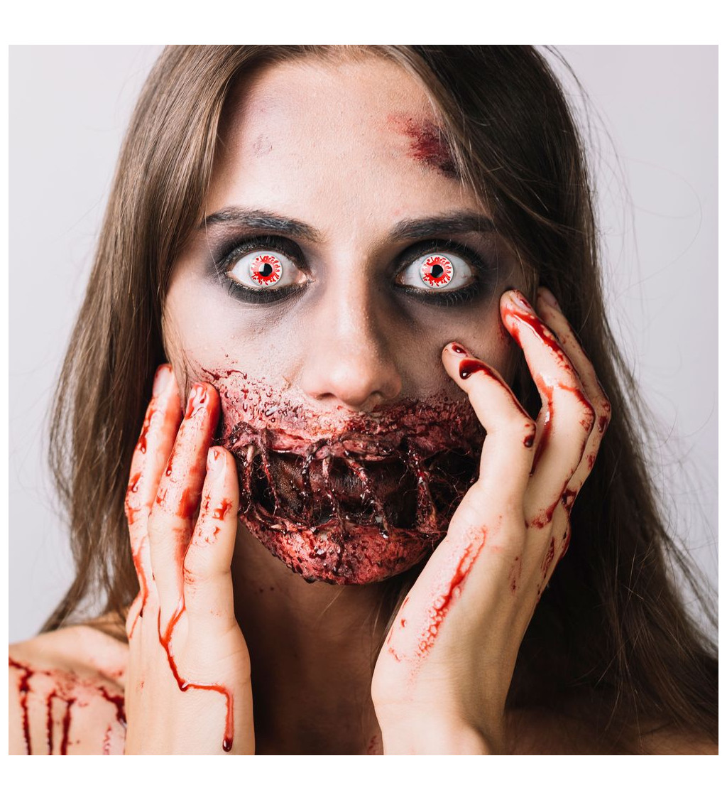 Kontaktní čočky jednodenní -bloody mary