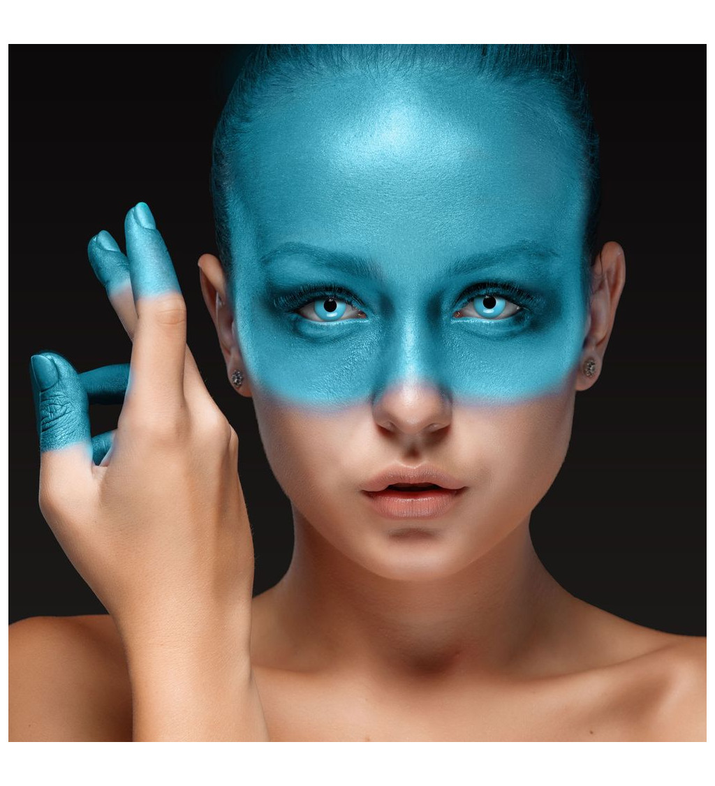 Kontaktní čočky jednodenní - blue