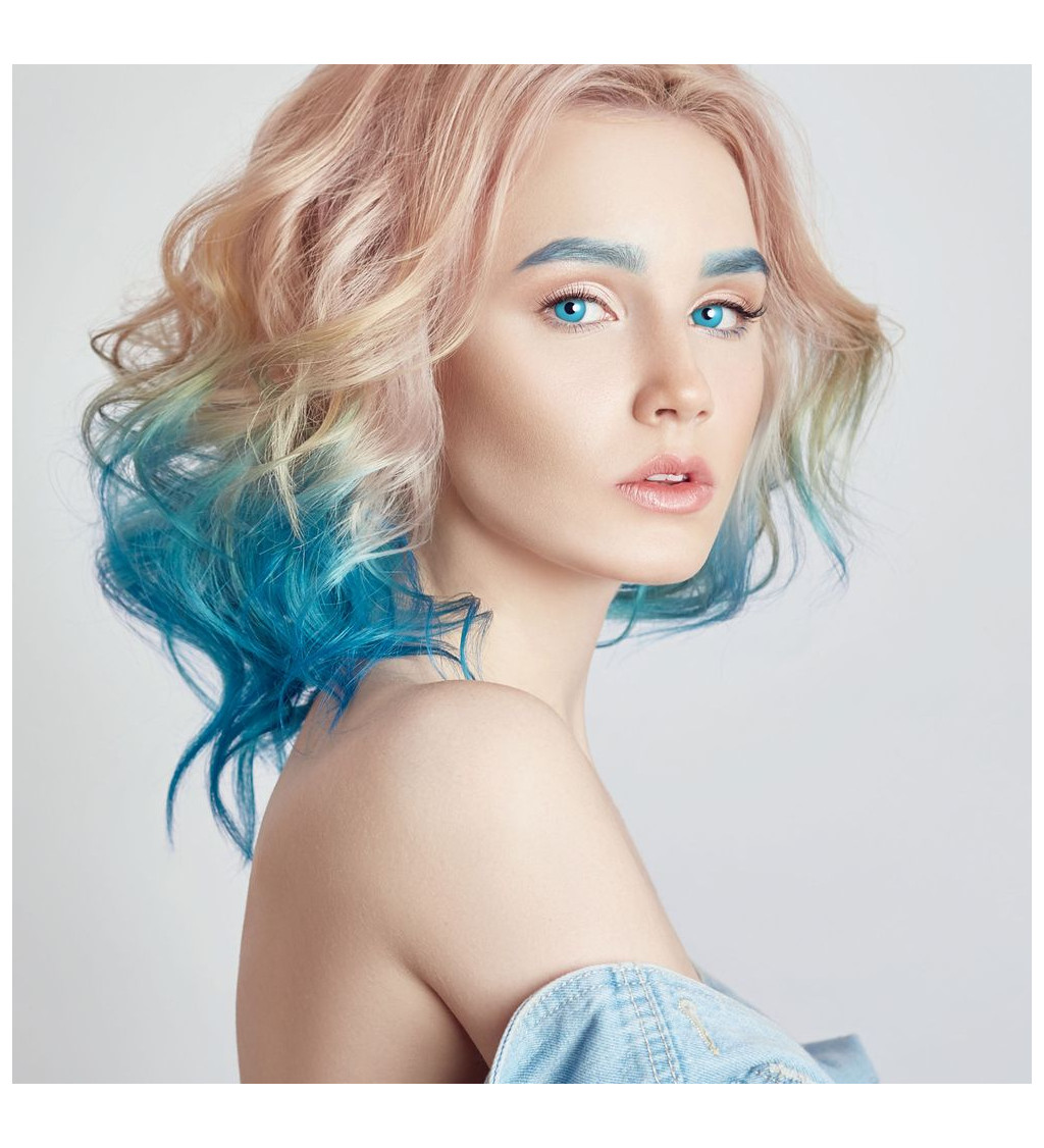 Kontaktní čočky jednodenní - blue