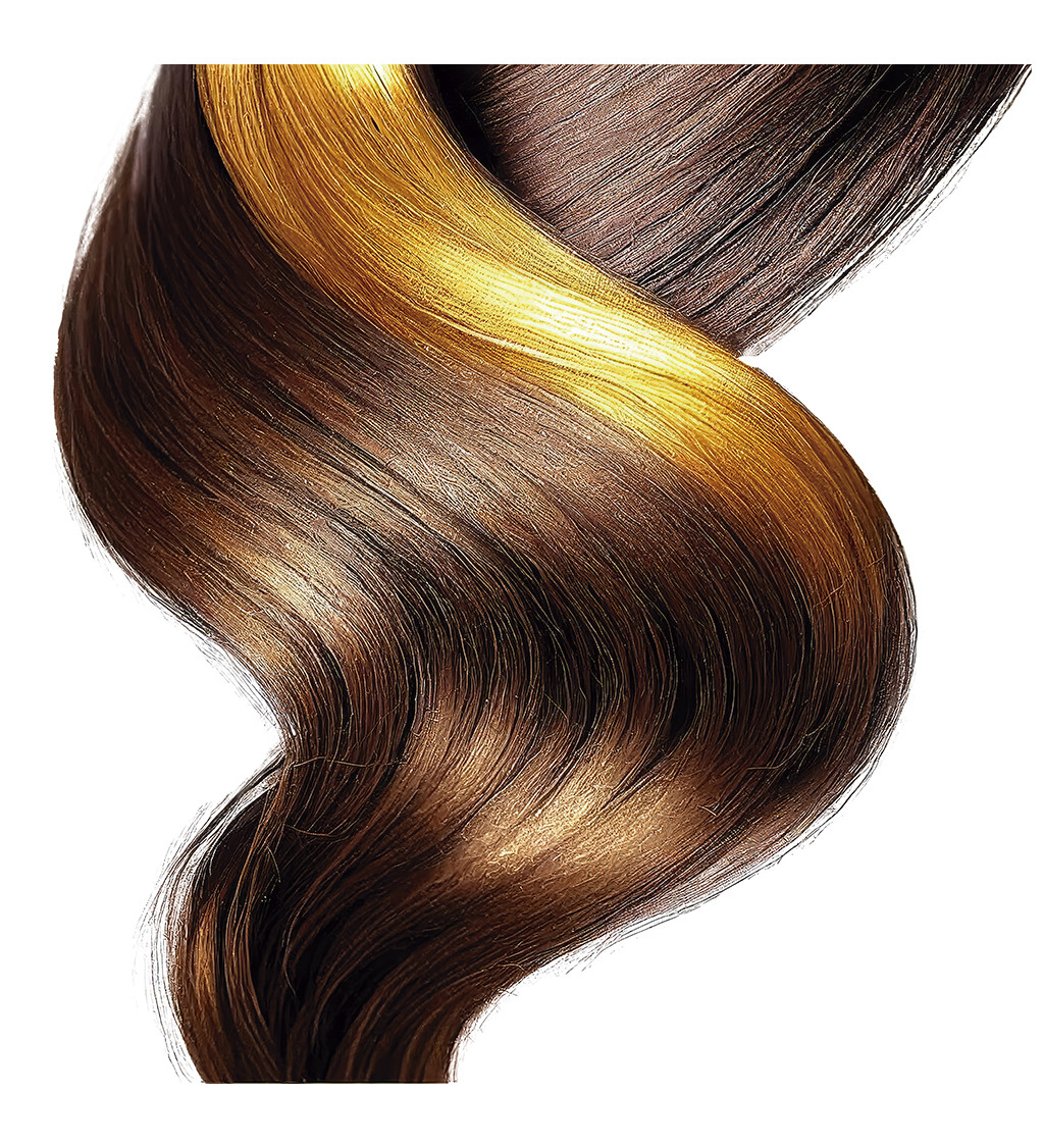 Sprej na vlasy zlatý