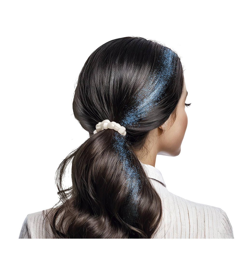 Třpytivý sprej na vlasy světle modrý