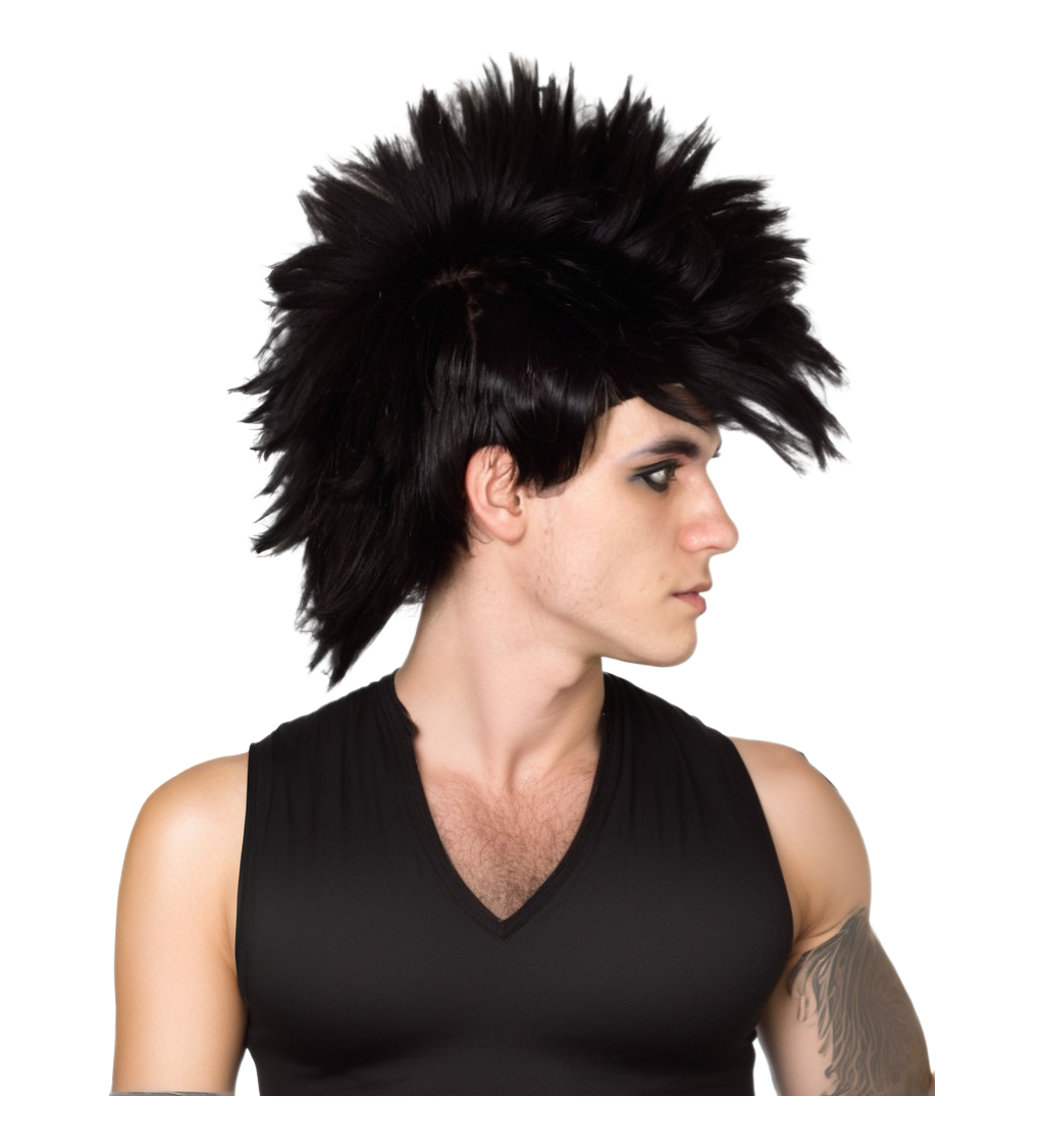 Pánská paruka číro černá
